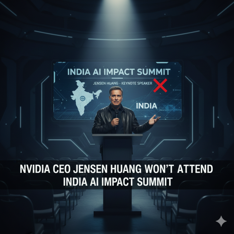 Nvidia CEO Jensen Huang Won’t Attend India AI Impact Summit