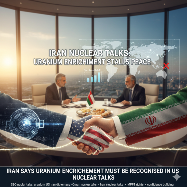 Iran Says Uranium Enrichment Must Be Recognised in US Nuclear Talks