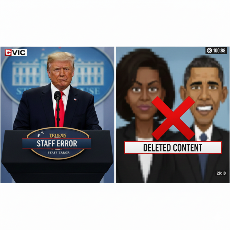 Trump Refuses to Apologize After Racist Video of Obamas Sparks Nationwide Backlash