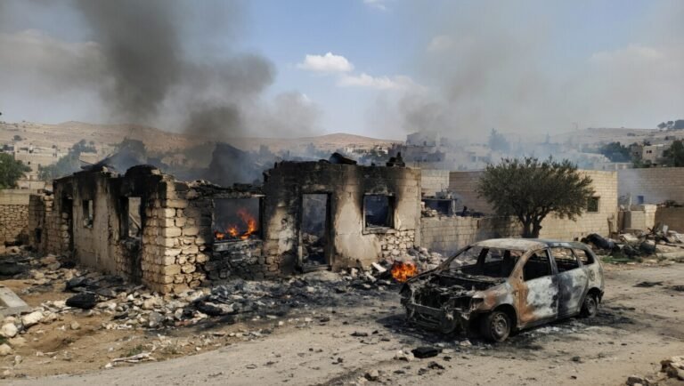 Israeli settlers torch homes, vehicles in West Bank, causing casualties