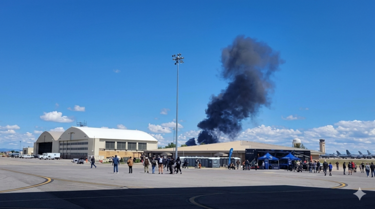 Four Crew Members Eject Safely After Mid-Air Collision of US Navy Jets at Idaho Air Show