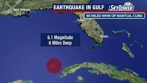 Magnitude 6.1 Earthquake Strikes Off Cuba, Shakes Caribbean Region